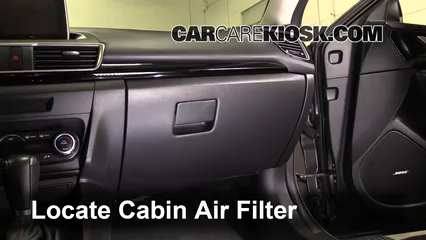 2014 Mazda 3 Touring 2.0L 4 Cyl. Sedan Filtro de aire (interior) Control